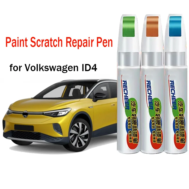 Car Paint Pen Scratch Repair Touch-Up Paint Pen for Volkswagen ID4 Paint Scratch Remover Car Paint Care Accessories