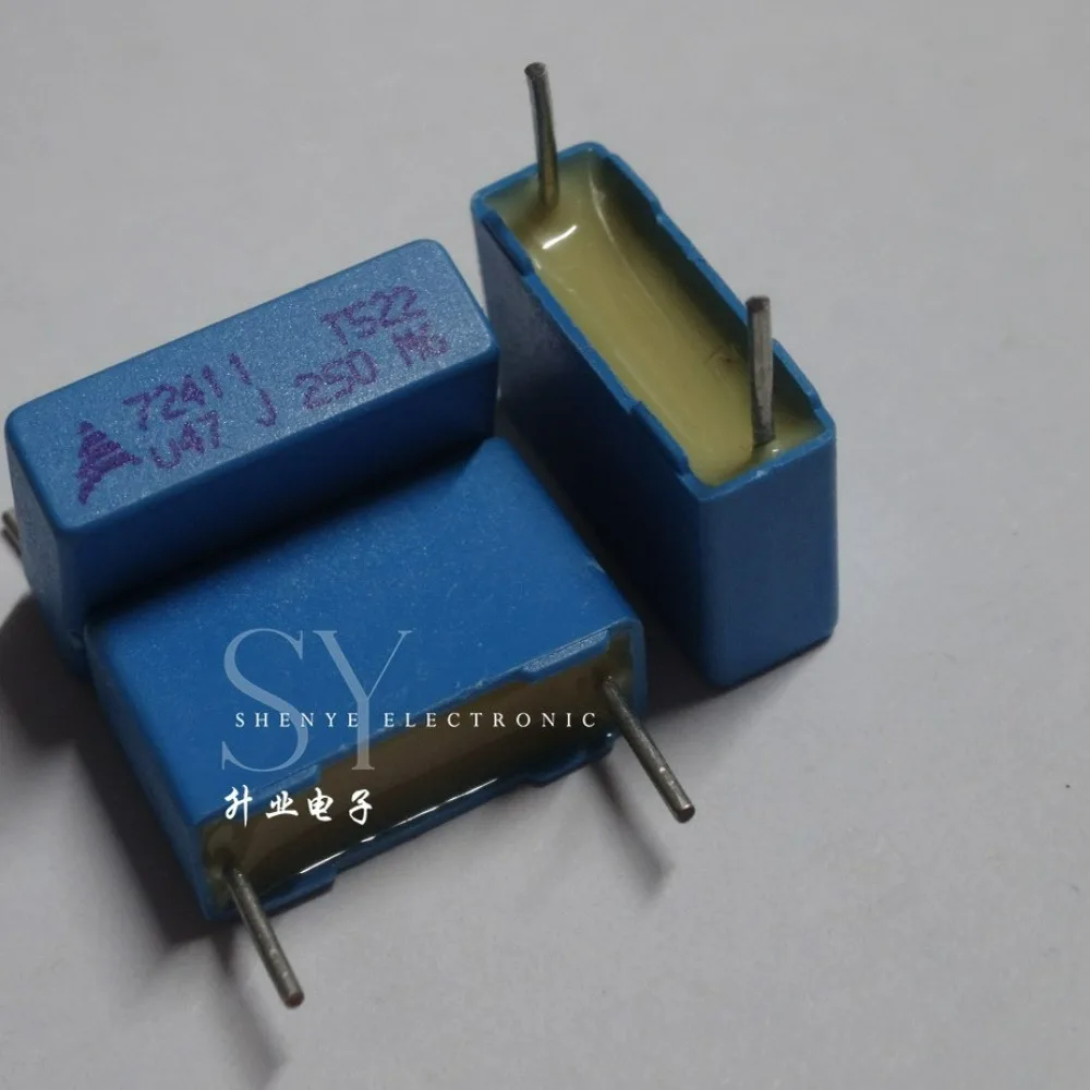 5pcs/lot EPCOS 0.47uf 250v 470nf u47 474 J Brand New 15mm RFI Filtering Smoothing General-Purpose Film Capacitor B32522C3474J