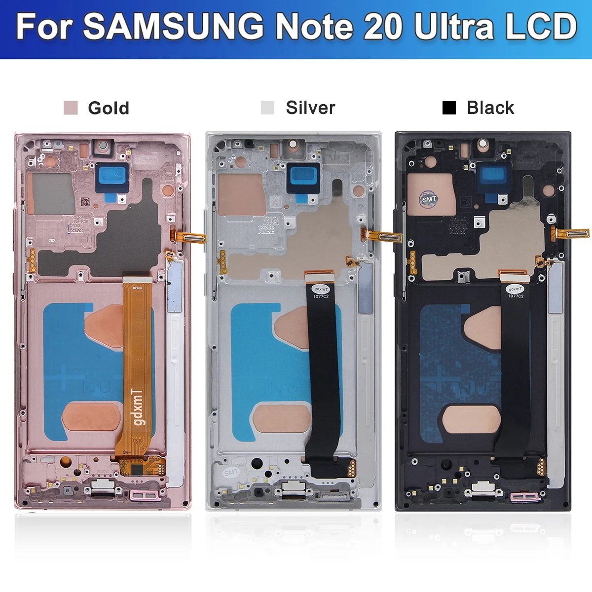 TFT Note 20 Ultra For Samsung Galaxy Note20 Ultra N985F N986B Screen Display Digital Lcd Touch Screen With Frame Parts