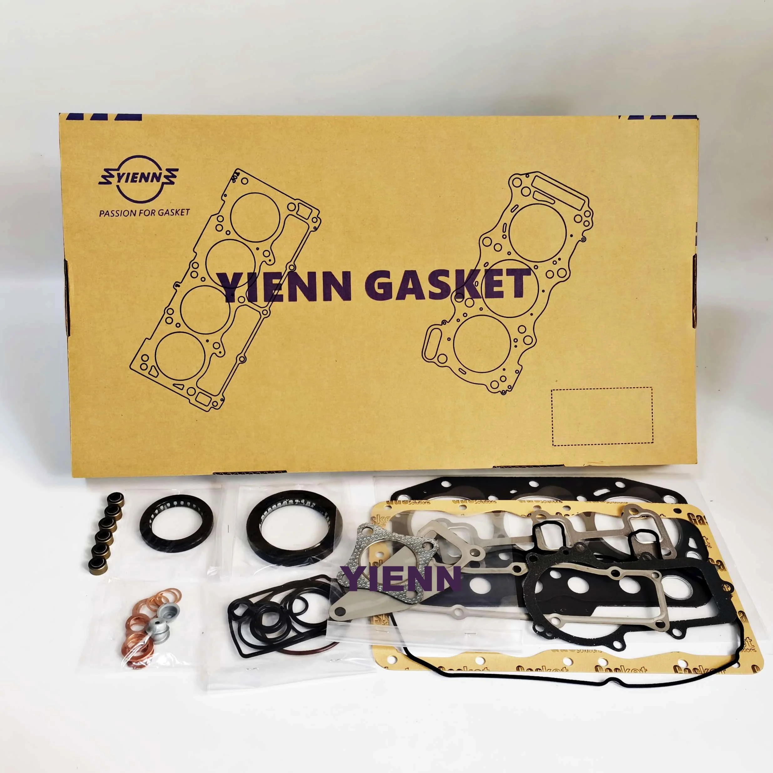 

3D84-2 3D84-2E Full Gasket Kit With Cylinder Head Gasket For Komatsu Excavator PC30-7 PC15 PC20-7 PC25-1 PC28UU Engine Parts