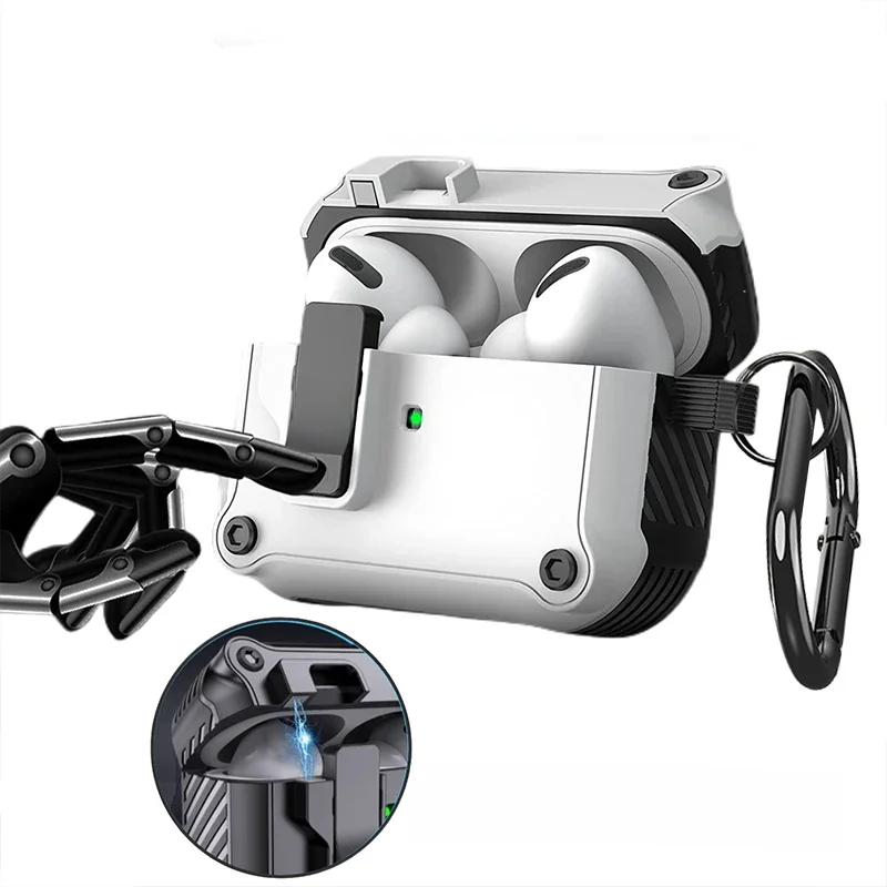 Housse de verrouillage de sécurité pour AirPods Pro 3 2025, étui antichoc pour AirPods Pro2 Pro 2nd 2023, Fundas