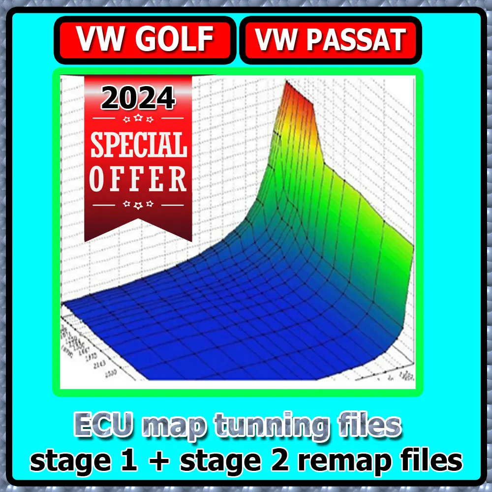 Narzędzie do napraw samochodowych samochody diagnostyczne VW Golf Passat ECU mapa Tuning pliki etap 1 + etap 2 Remap ecu moc naprawy samochodu