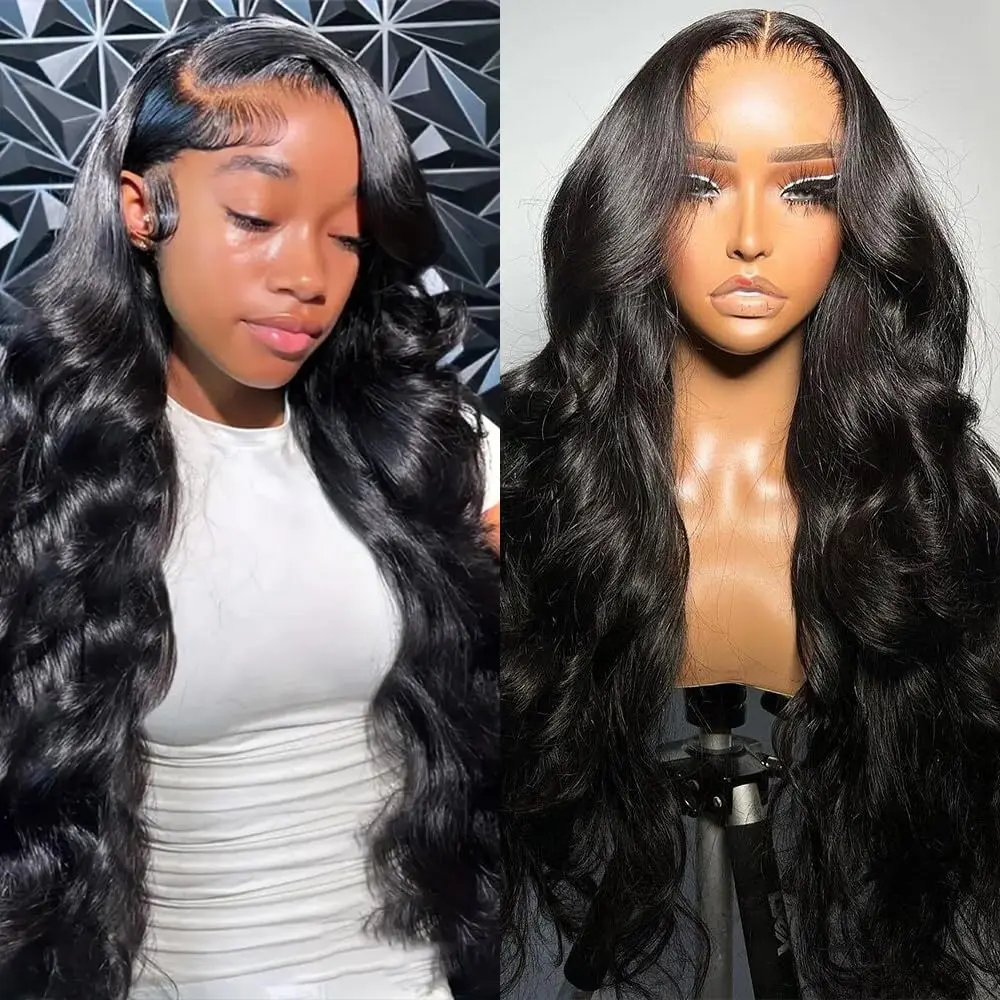 30 inch Body Wave 13x6 Lace Frontal Wig Human Hair 13x4 Hd Lace Front Wig for Women Body Wave Wig 100% Human Hair Natural Color