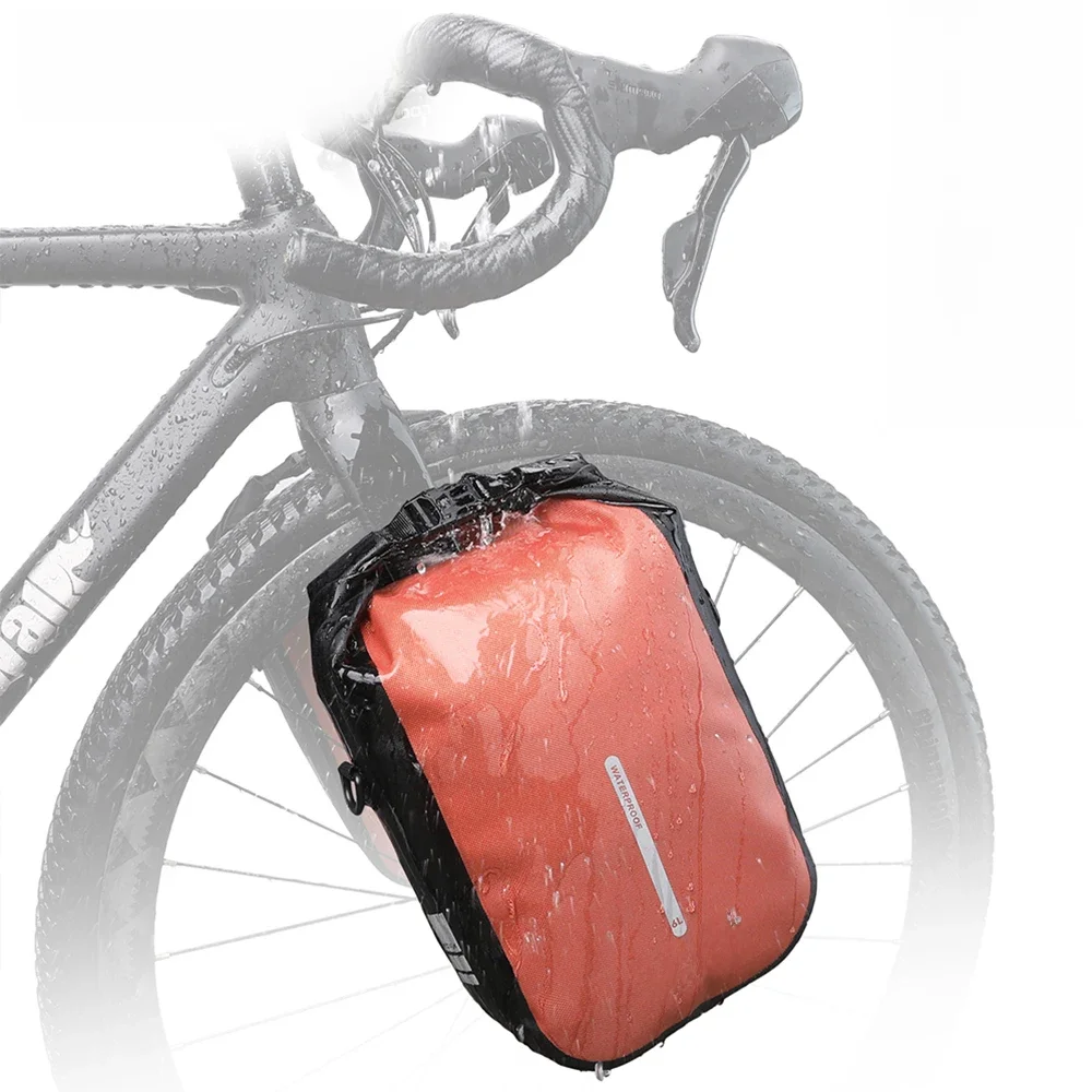 AliExpress Rhinowalk Bicycle Front Fork Bag Quick Release Waterproof 4L-6L Pack For MTB Road Bike Scooter Cycling Shoulder Bag Storage Bag