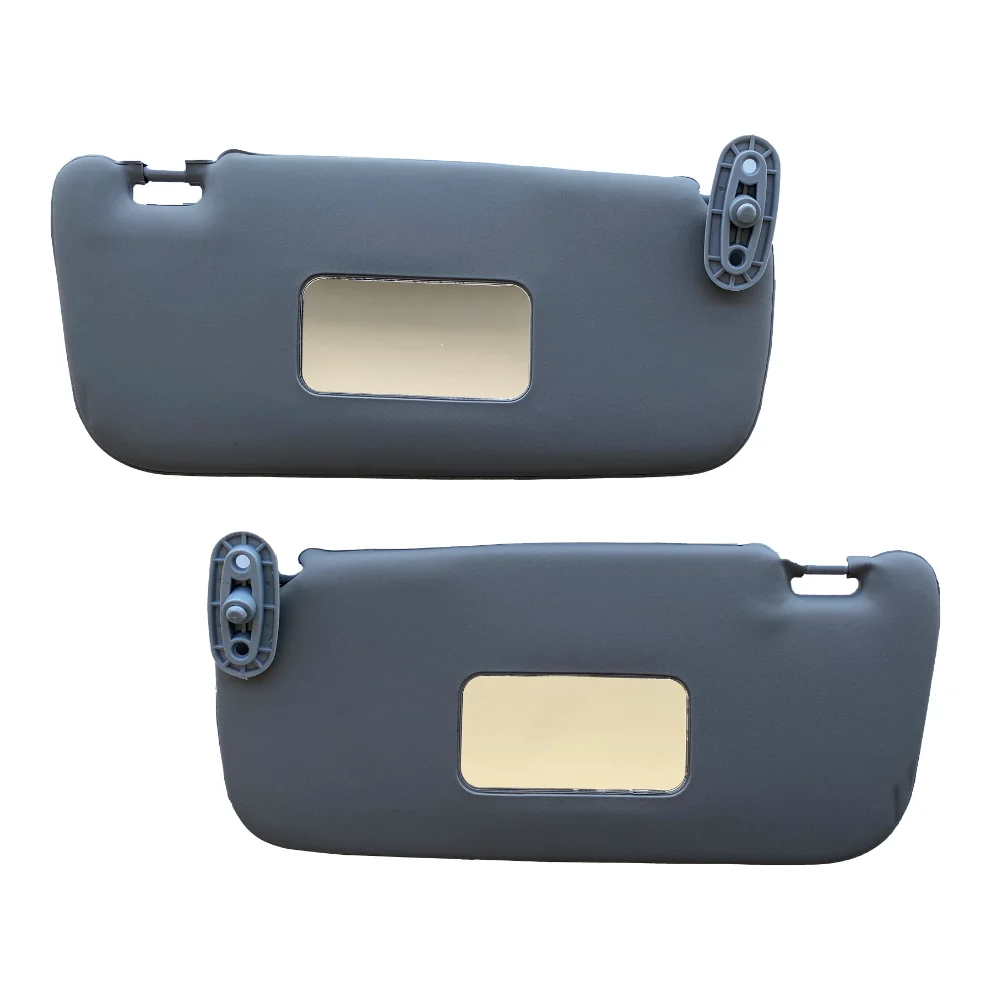 Sun Visor for Hyundai Getz for Blade Electron Parasol Left Right 2 Pcs Mirror Included Gray 852101C610PI 2002-2011