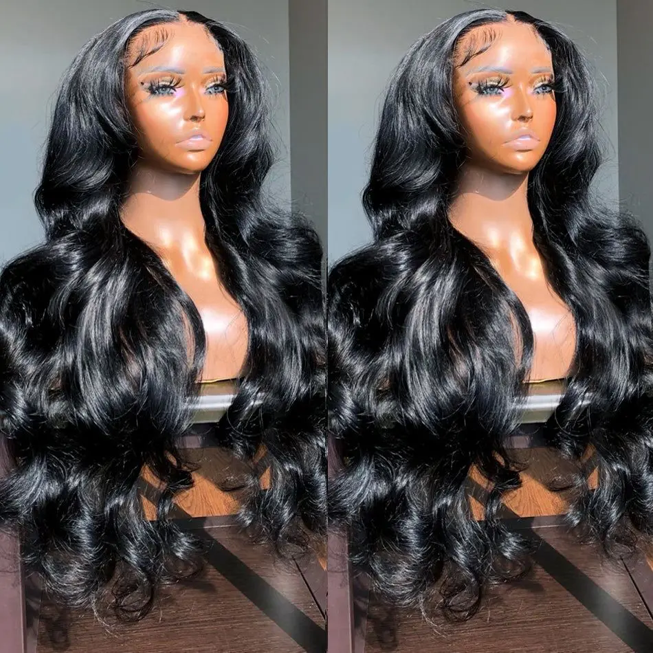 26 Inch Human Hair Lace Front Wigs 13x4 Body Wave HD Lace Front Wigs Human Hair for Women 180 Density Human Hair with Baby Hair