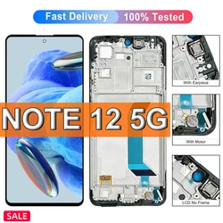 LCD For Xiaomi Redmi Note 12 5G LCD Display Touch Digitizer Assembly For Redmi Note 12 22111317I, 22111317G Screen Replacement