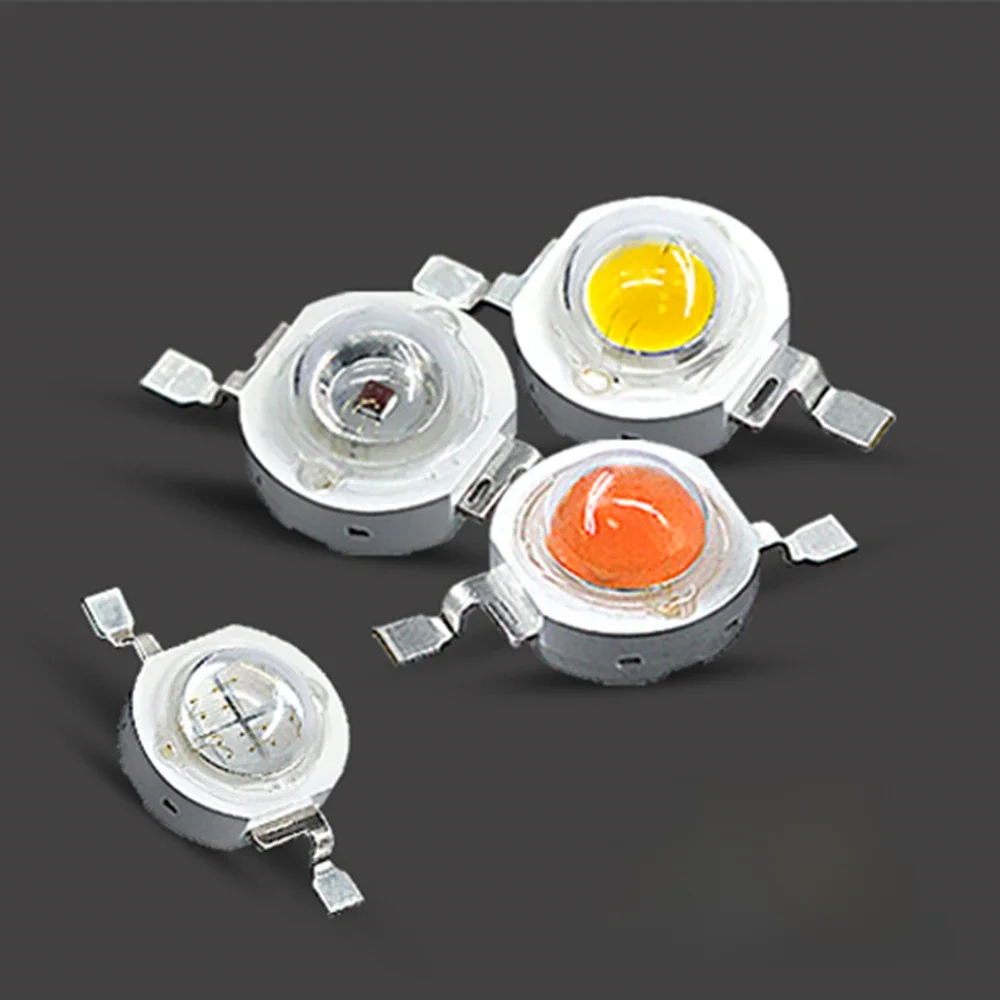 Wysoka moc 1W 3W 5W oświetlenie do uprawy żarówka LED chipy pełne spektrum 380-840nm Royal Blue 440nm głęboki czerwony 660nm dioda SMD COB — zdjęcie 2