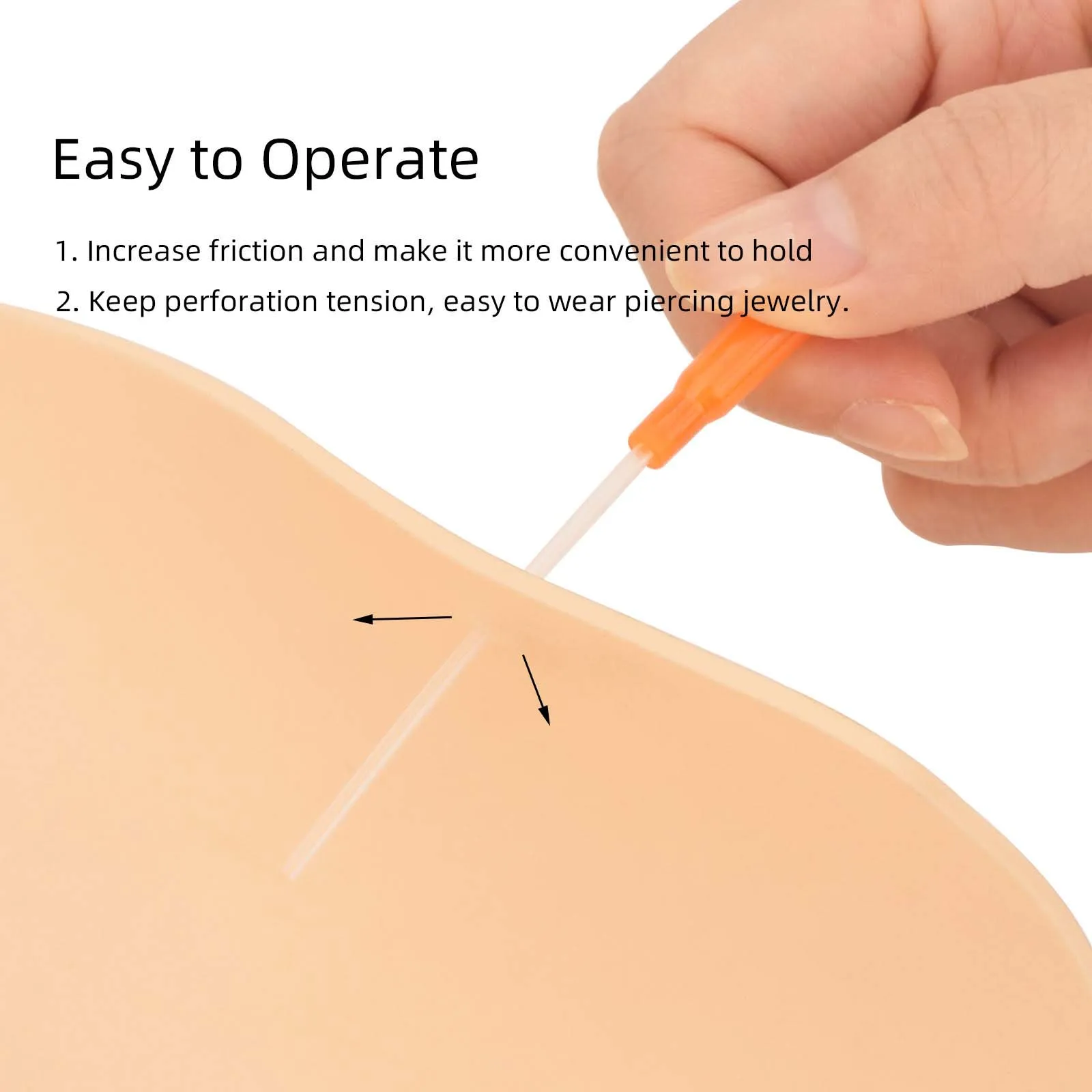 Piercing Needles with Tube for Nose Ear Body Piercings Stainless Steel Catheter Piercing Needles Tattoo Piercings Tool