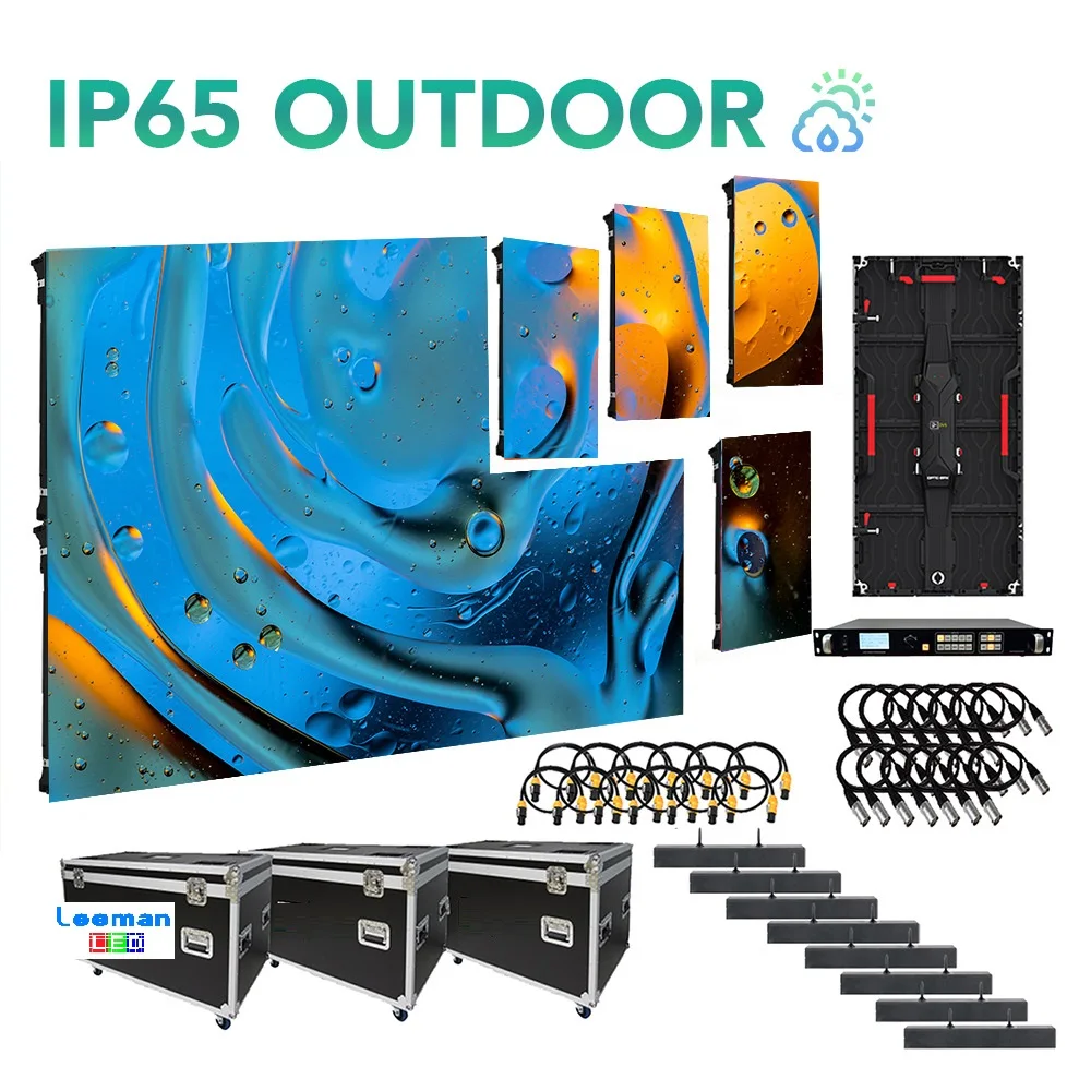 Curved Flexible LED Screen Rentals Stage Event P1.56 P1.953 P2.604 P2.976 P3.91 P4.81 LED Screen Video Wall Rentals LED Display