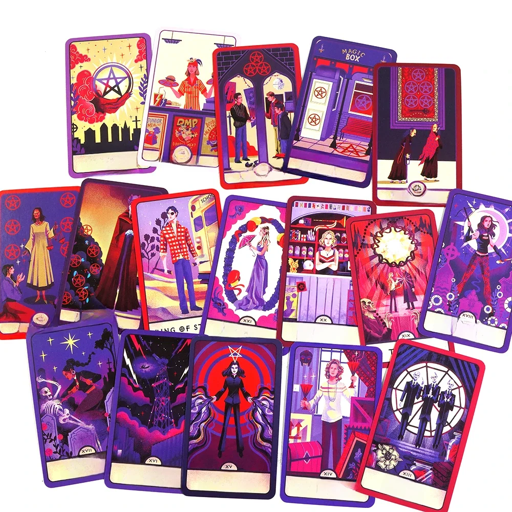 Jeu de 78 cartes de tarot The Vampire Slayer, 10.3x6cm