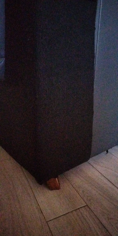 Customer review photo for Self-Adhesive Cat Scratch Furniture Protector