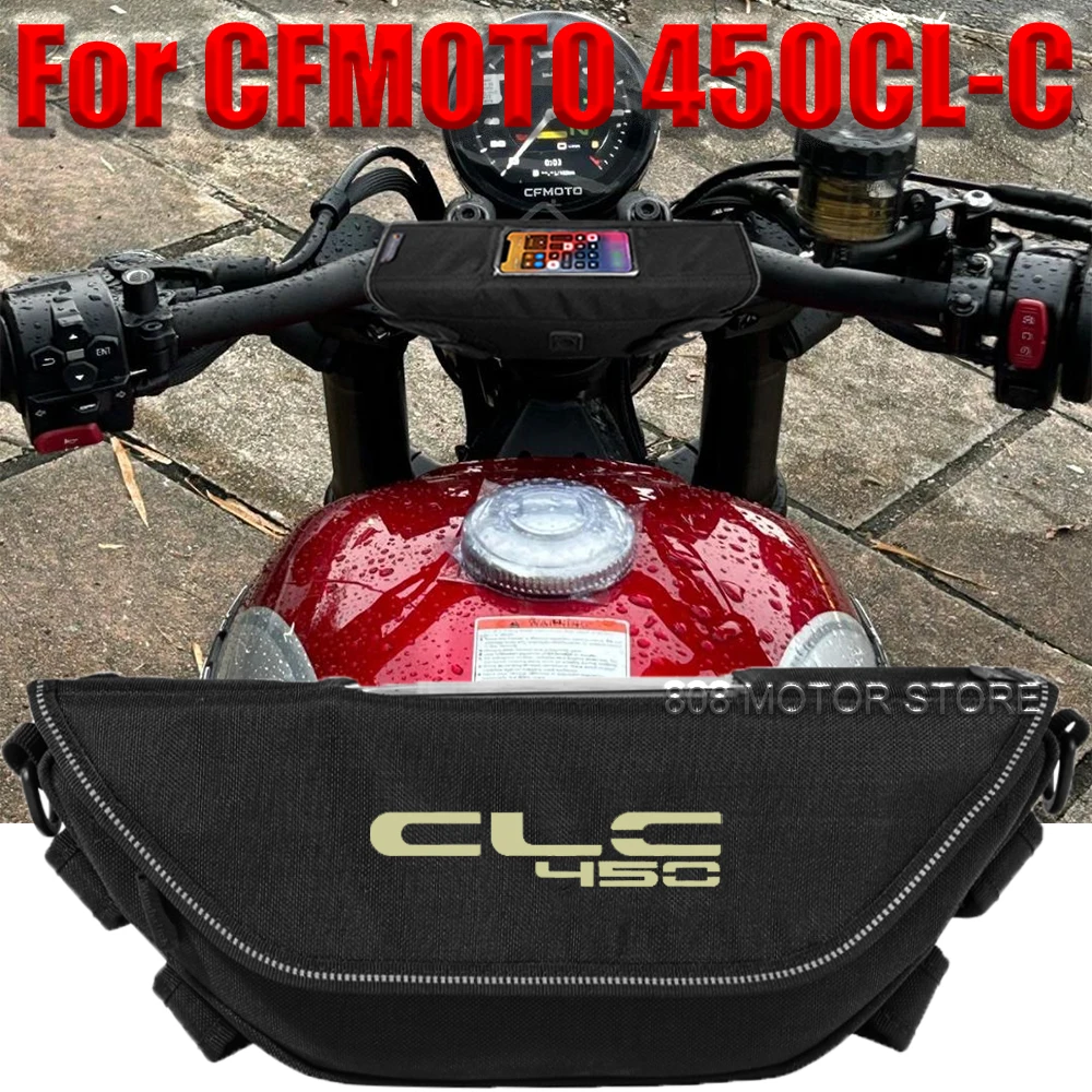 

For CFMOTO 450CL-C 450cl-c Motorcycle accessories tools bag Waterproof And Dustproof Convenient travel handlebar bag