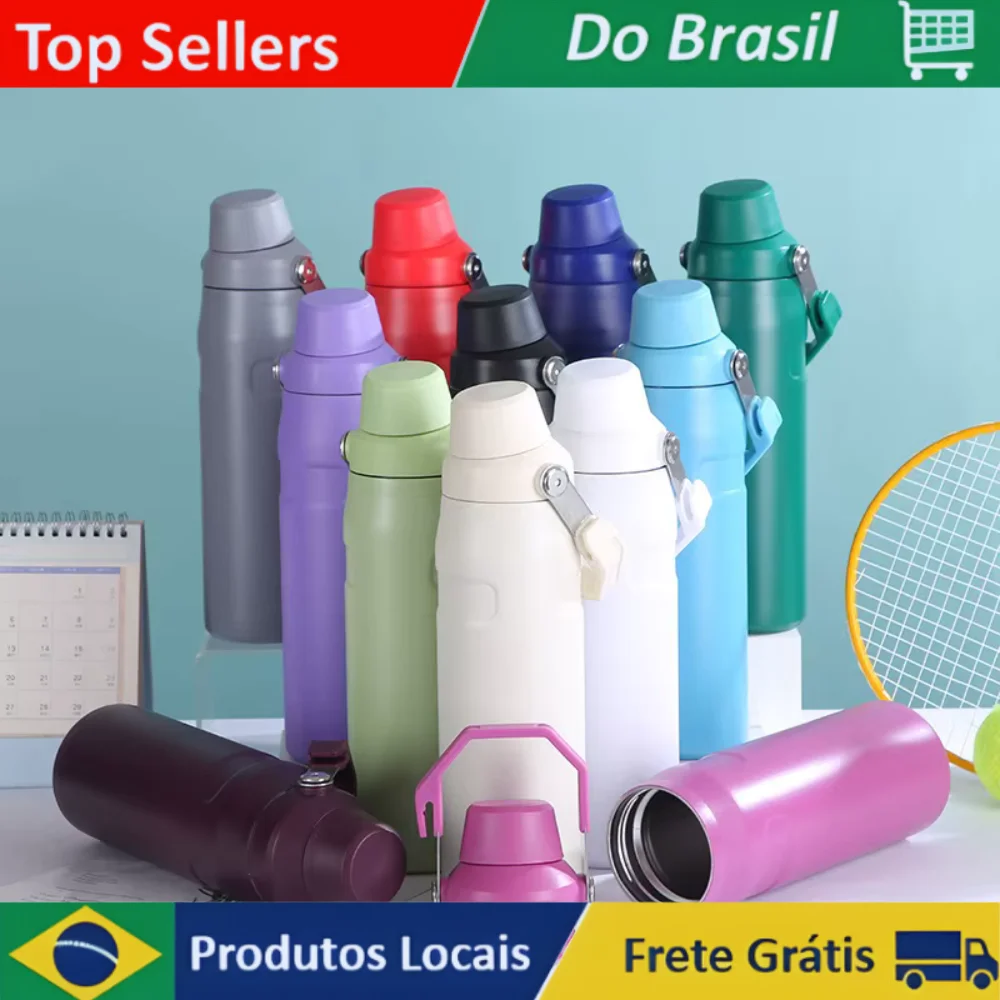 Garrafa Térmica 1200ml com Bico PP e Alça de Transporte - Modelo ZXJ 51