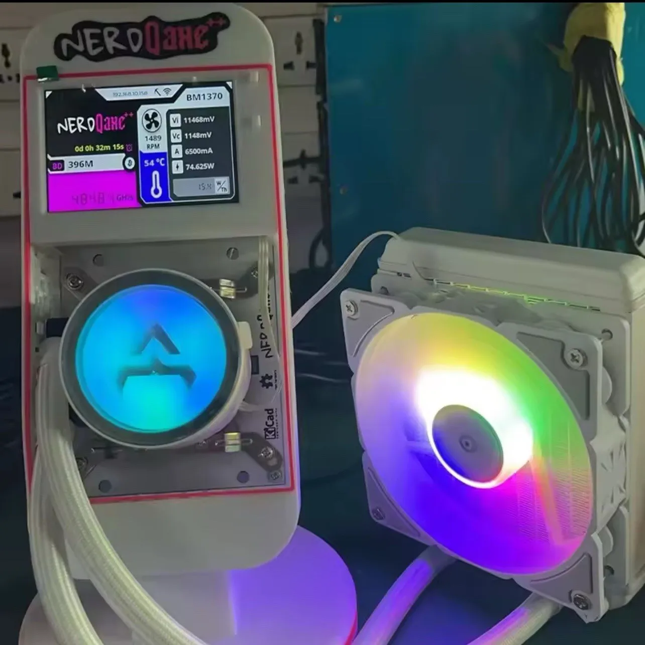 

JD BUY 2 GET 1 FREE Bitaxe Miner NerdQaxe++ Hydro 4.8TH/s Bitcoin ASIC Home Solo BTC