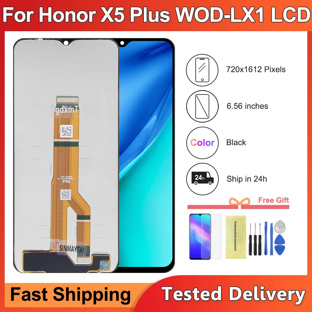 100% Tested Display For Honor X5 Plus LCD Display Touch Screen For HONOR X5 Plus WOD-LX1, WOD-LX2, WOD-LX3 Display With Frame