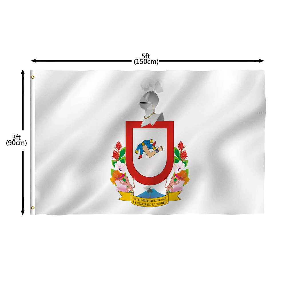 Flagnshow 100% Polyester Mexico Colima Flags