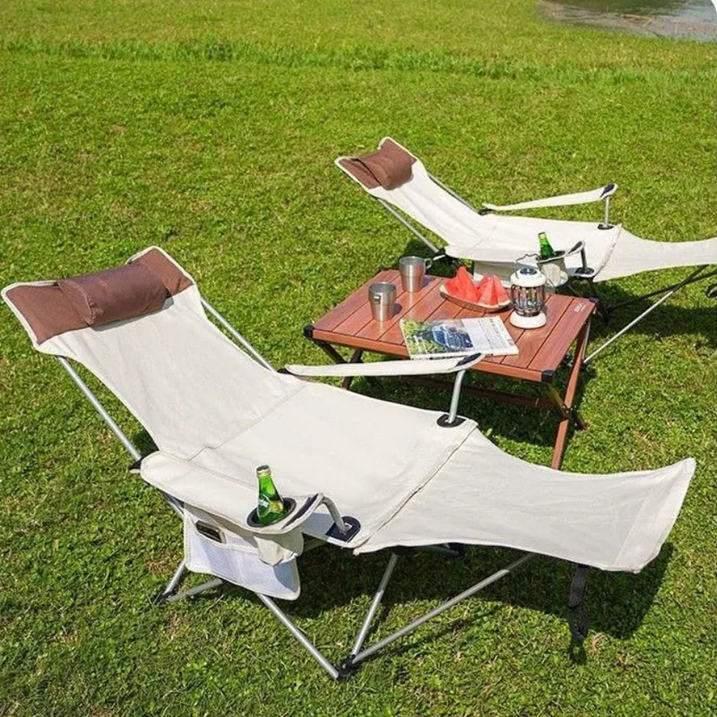 Chaise pliante ultralégère avec réglage en hauteur, deux marches, pour camping en plein air, pêche