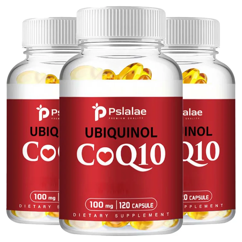 CoQ10 Capsules 100mg - Heart Healthy & Anti-Aging, Cardiovascular & Energy Supplement - 120 Capsules