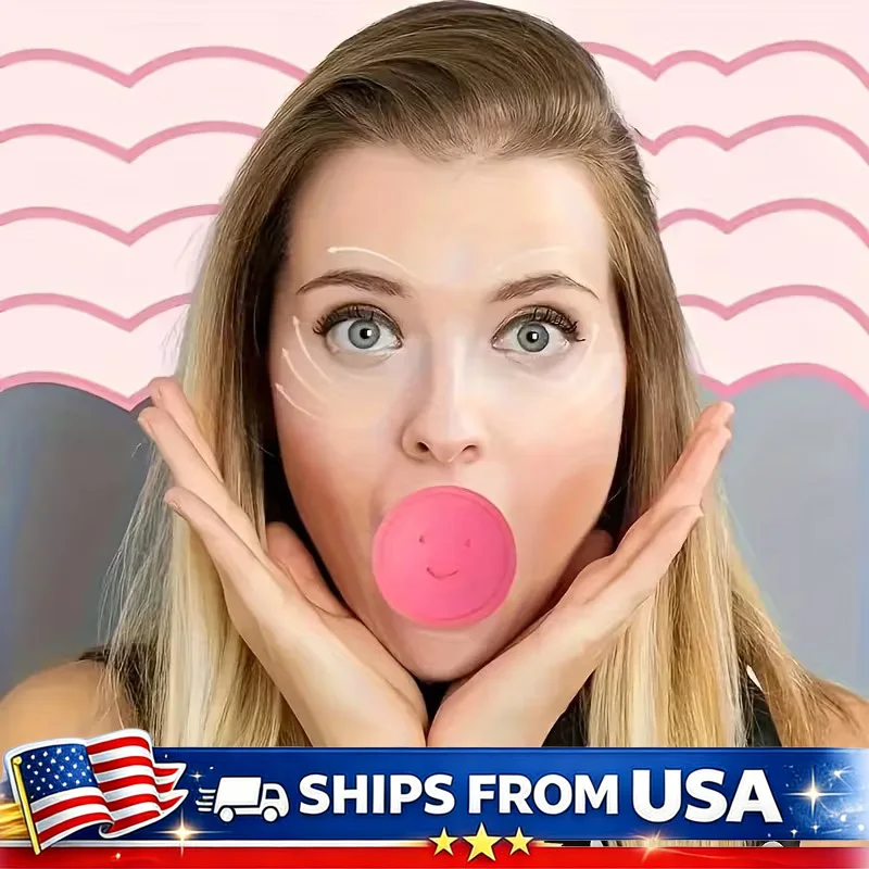 

Тренажер для лица, формирователь овала лица, для подтяжки кожи, удаления двойного подбородка и носогубных складок, инструмент для похудения лица для женщин и мужчин