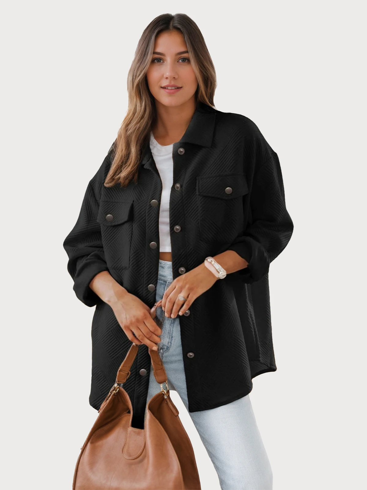 

Женская рубашка с длинными рукавами и лацканами на весну и осень, женская одежда