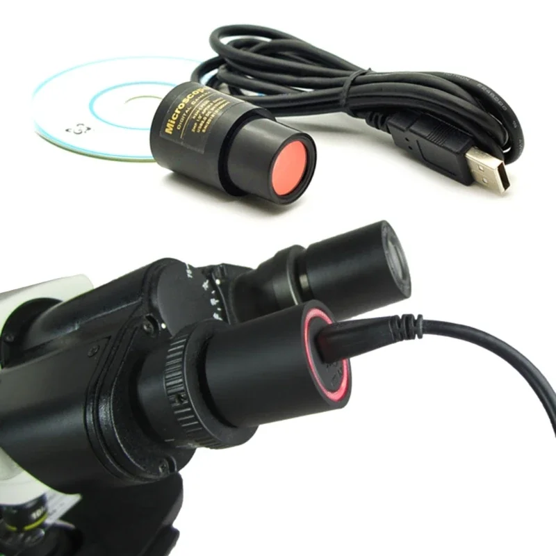2MP CMOS mikroskop USB kamera cyfrowy okular darmowy sterownik do mikroskopu — zdjęcie 2