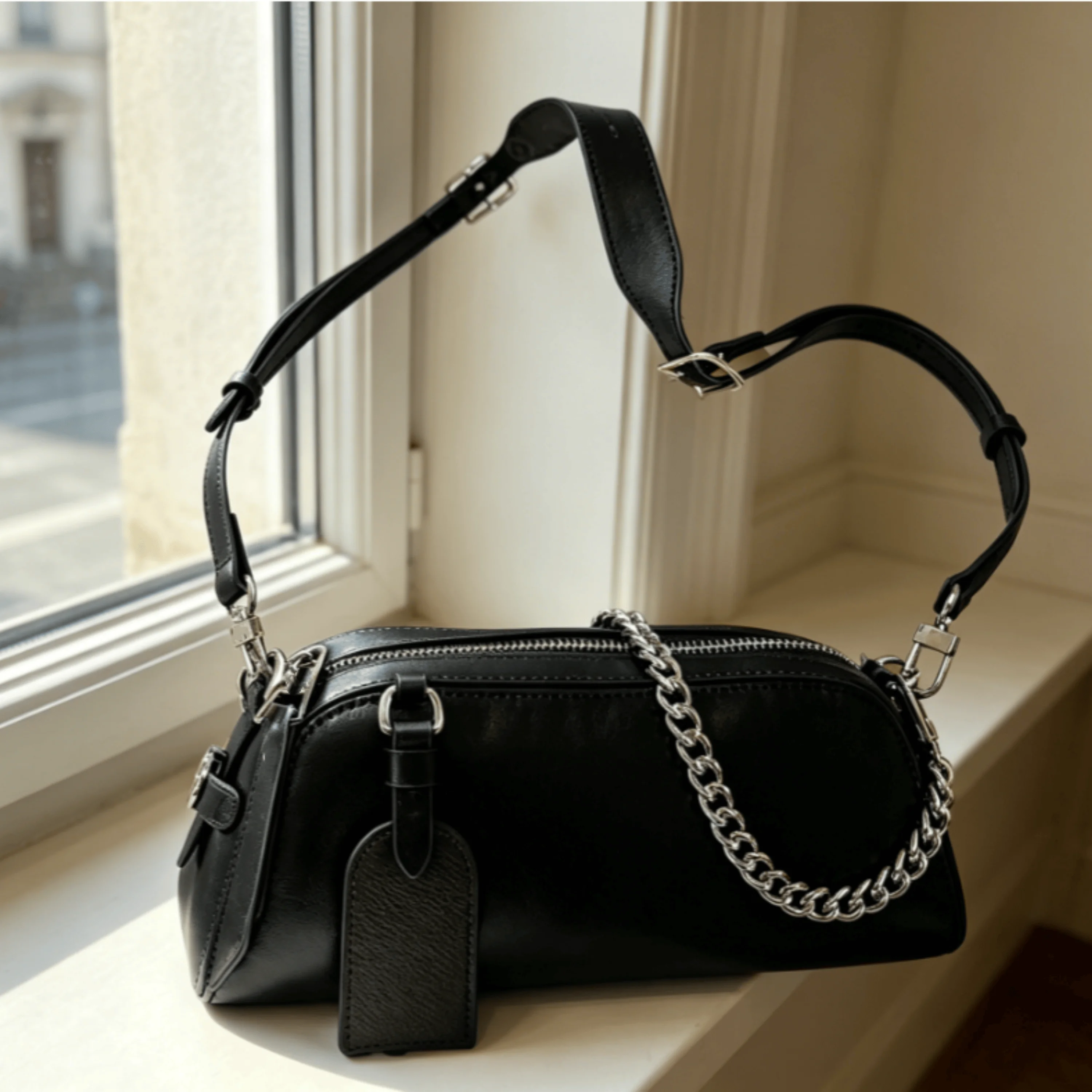 2026 New Women Bag Fashion Chain Solid Color Simple Retro Classic Large Capacity Bag 2410cm