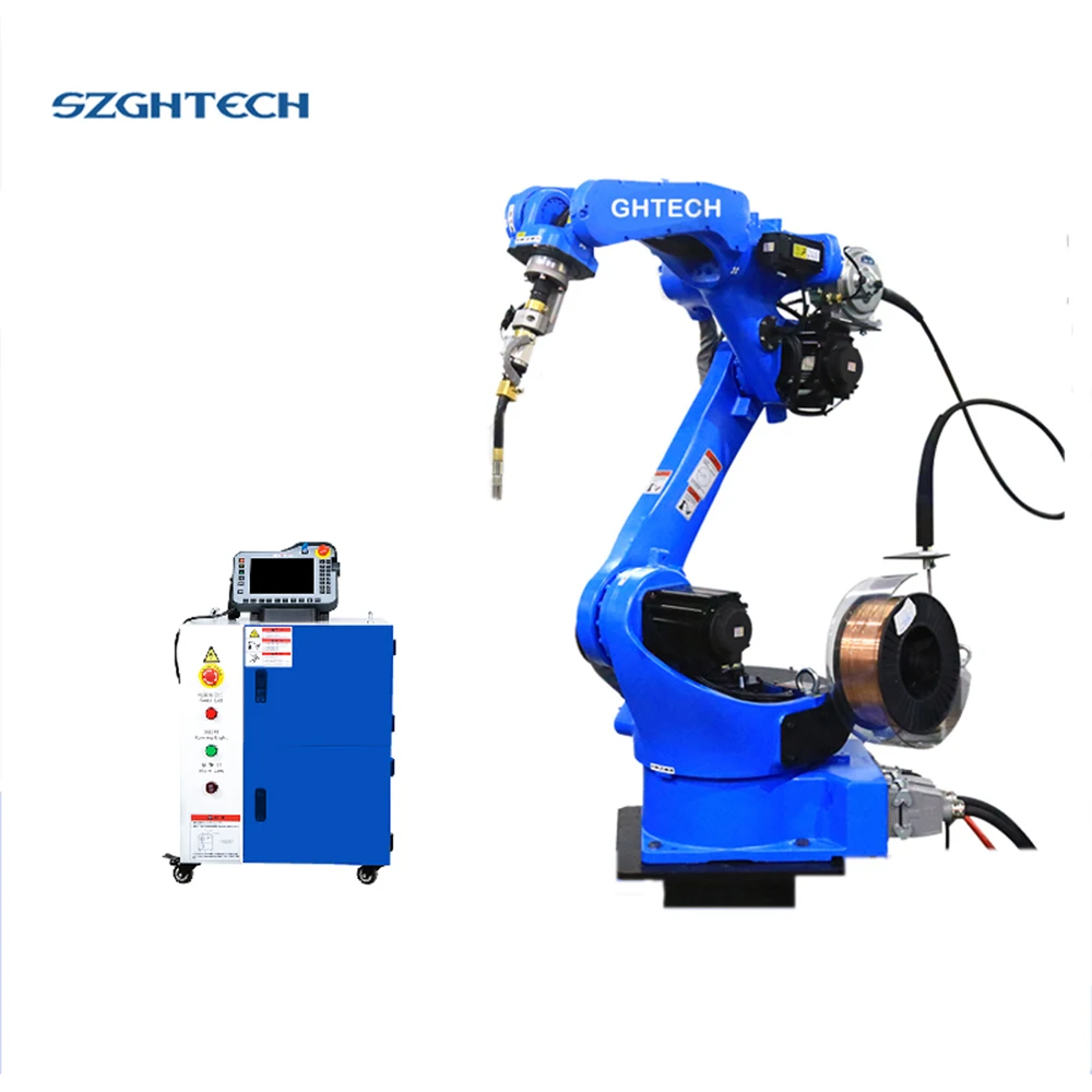 Raycus 1850MM  Fiber Laser Welding Robot Machine With 6 Axis Robot For 6kg Payload