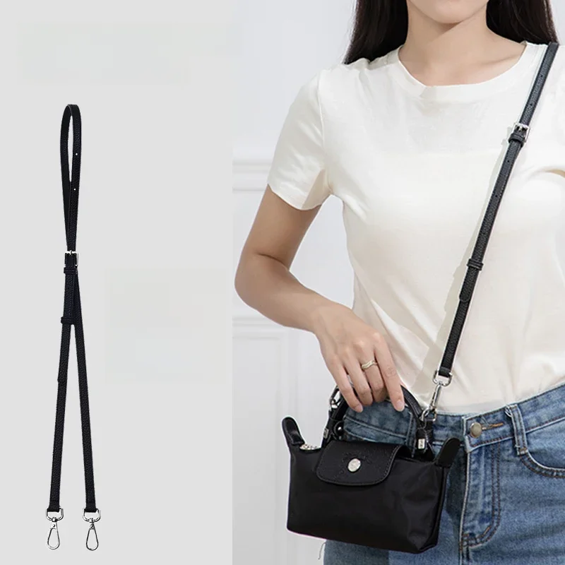 Taschen riemen Set für Long champ Mini Knödel tasche Schlag freie Modifikation Cross body Echt leder