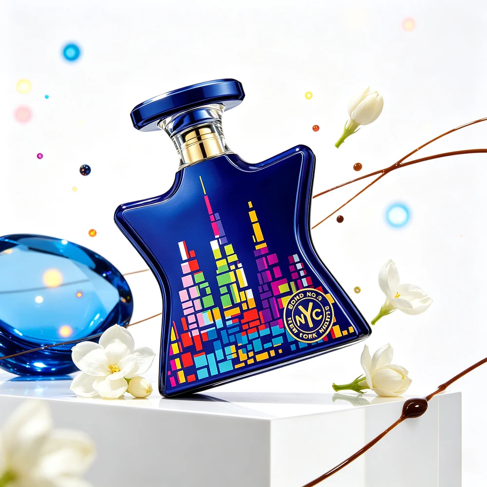 Bond No.9 New York Nights Perfume 100ml Unisex Amber Scent Jasmine Gardenia Carnation Coffee Caramel Patchouli Sandalwood Long Lasting EDP Luxury Star Bottle Gift view 6