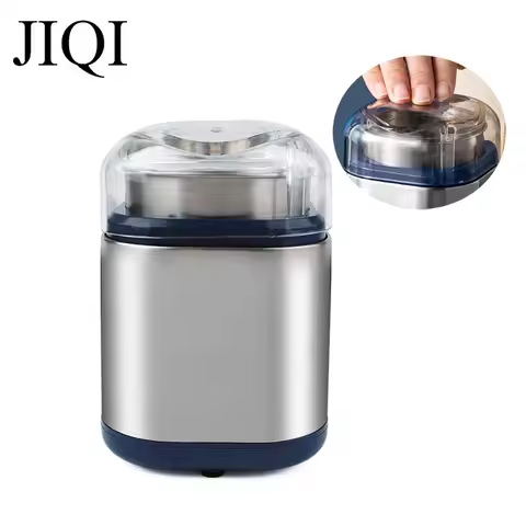 110V/220V Electric Coffee Grinder Food Processor Bean Powder Grinding Machine Mill Spice Grain Crusher Stainless Steel Blender