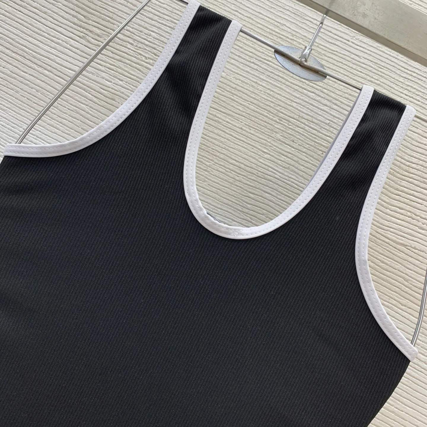 Maillot de bain brodé pour femmes, taille haute, contrôle du ventre, côtelé, une pièce, avec rembourrage Push Up, 2025