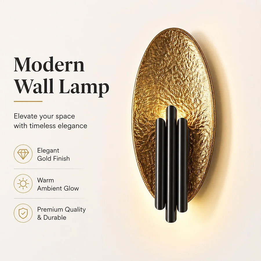 modern wall light, bedroom sconce, bedside lamp, hallway lighting, gold silver wall lamp, ambient light, contemporary decor