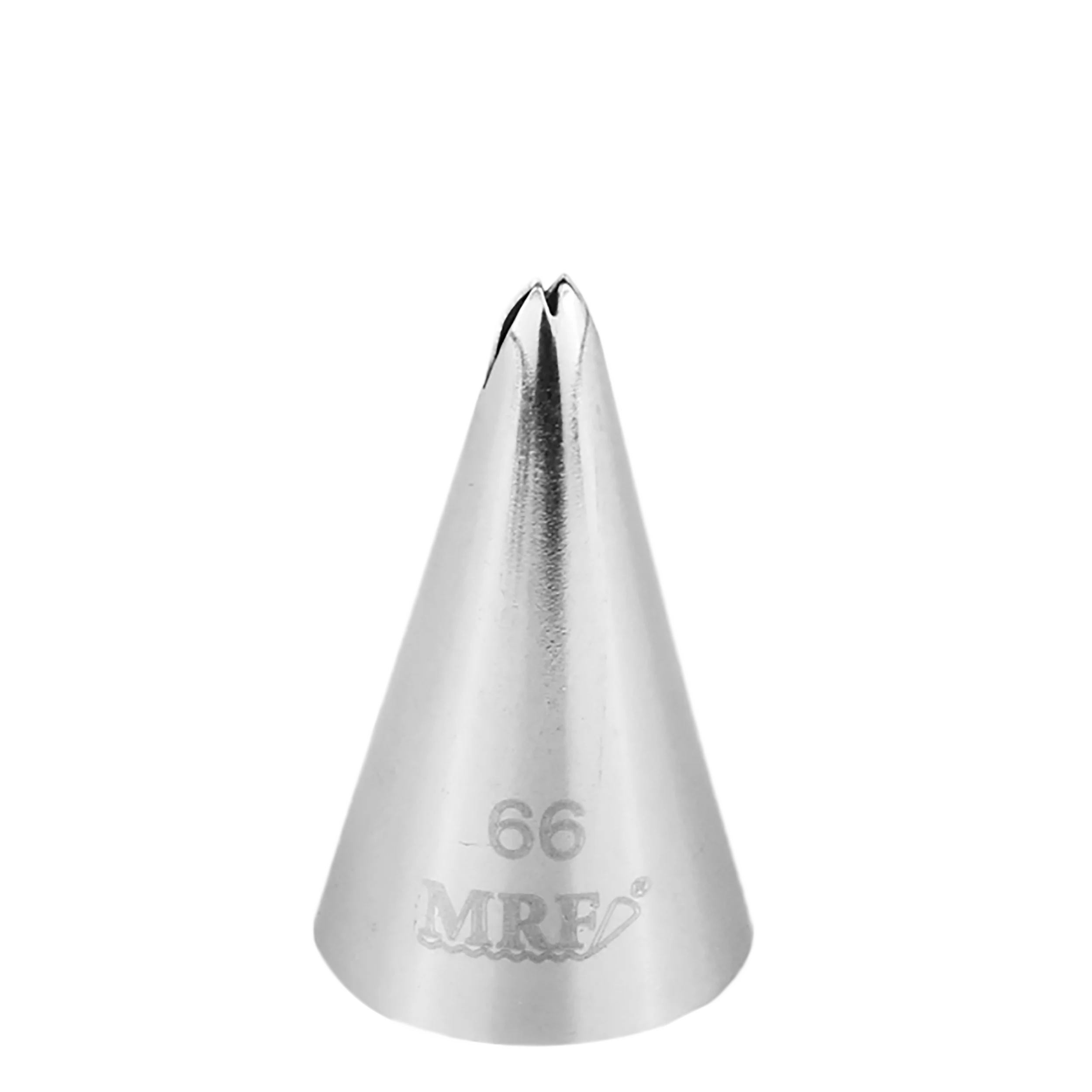 

(30pcs/Lot) Free Shipping MRF Stainless Steel 18/8 Cake Decorating Small Leaf Icing Nozzle #66