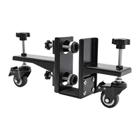 2 Pieces Door Installation Tools Kit Adjustable Pressure Plate Holder 360° Rotating - 1000 Pounds - Black for Doors Ranging from 1 to 2.375 Inches Bifold Doors, Steel Frame Doors, Fire-Rated Doors, Barn Doors Home DIY Projects and Professional Use 3