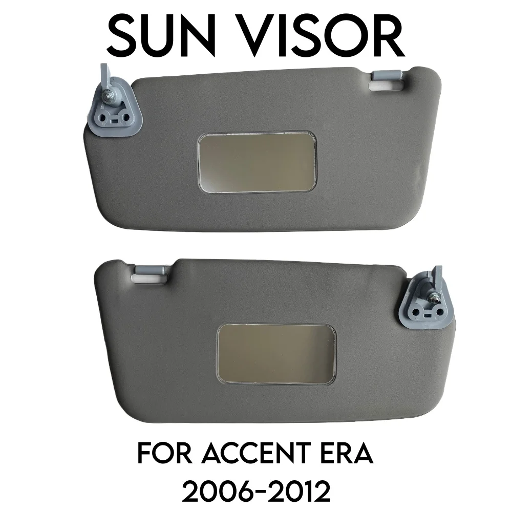 Sun Visor For Hyundai Accent Era 2006-2012 Set 2Pcs Gray Interior Parasol Interior Accessory for Accent Free Shipping