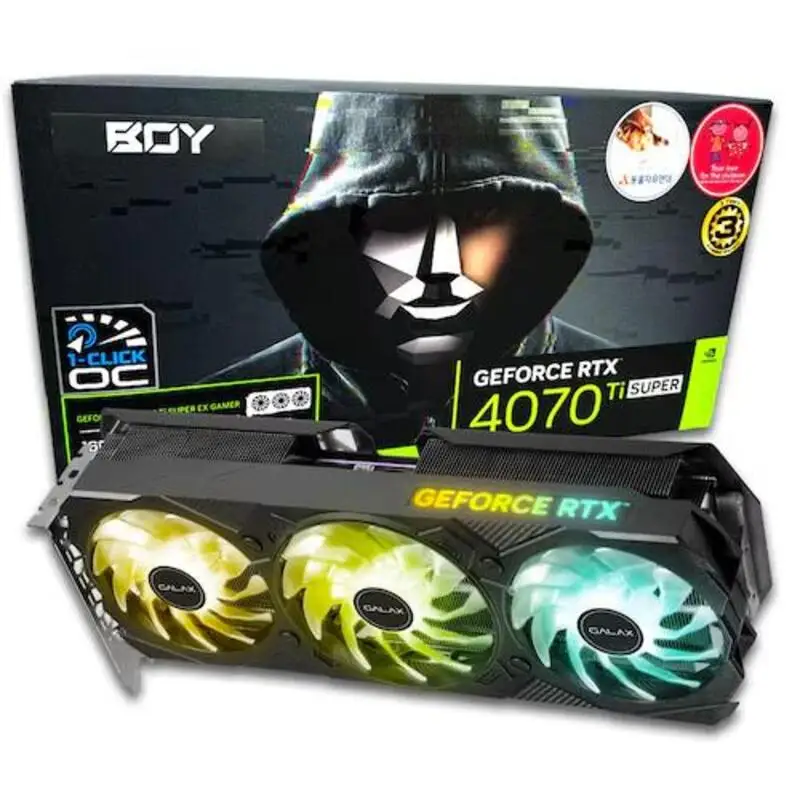 [Galaxy official certification point] GALAX GeForce RTX4070 Ti SUPER EX GAMER BLACK OC V2 D6X16GB