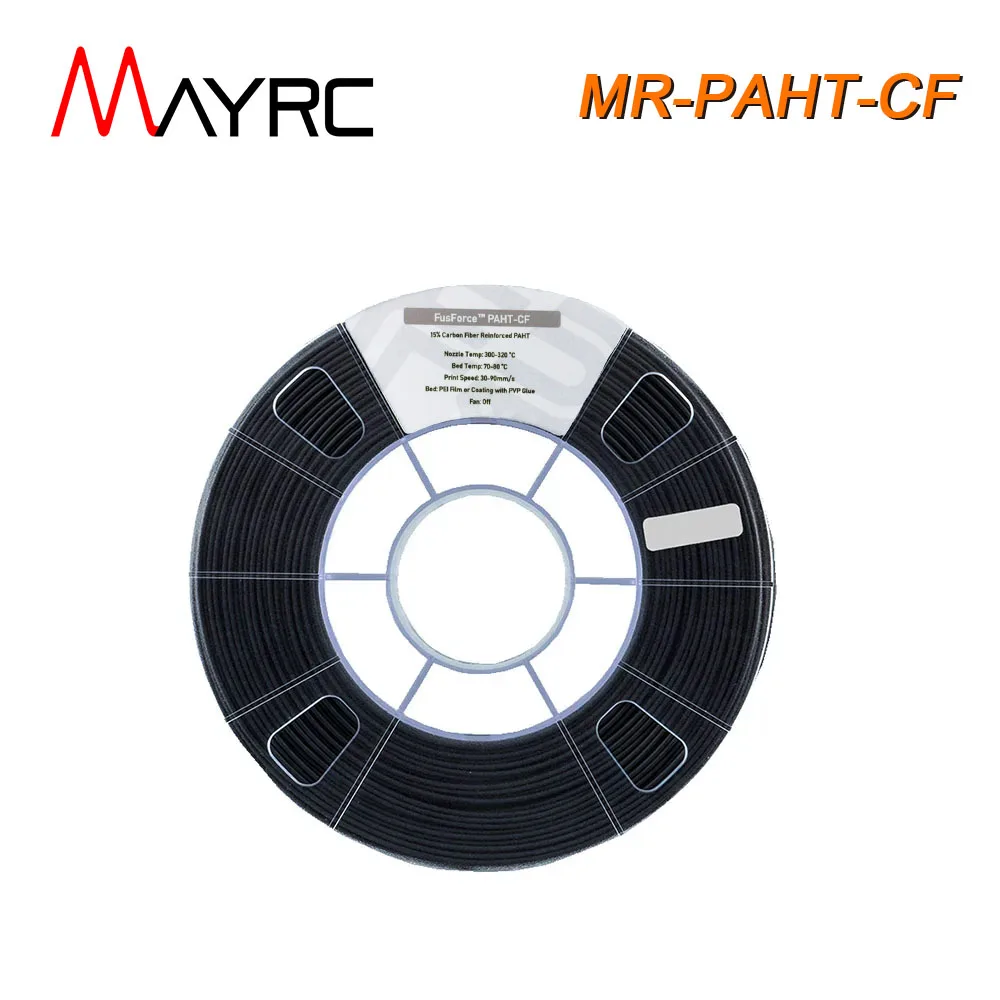 MAYRC MR-UltraPA-CF FDM 3D Printing Materials High Temperature Nylon Printer Filament 15% Carbon Fiber Nylon Consumables