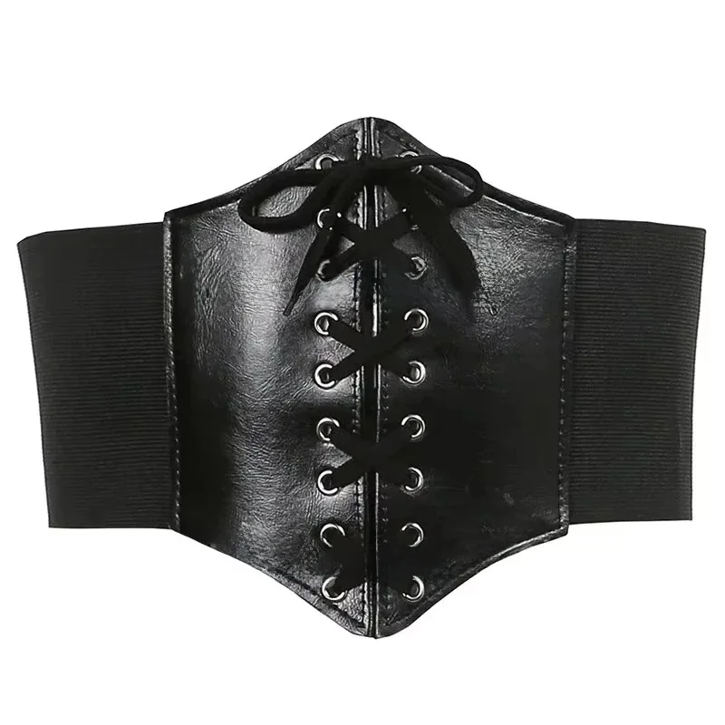 Ceinture femme série sombre joint de taille printemps et été avec ceinture corset ceinture en plastique réglable