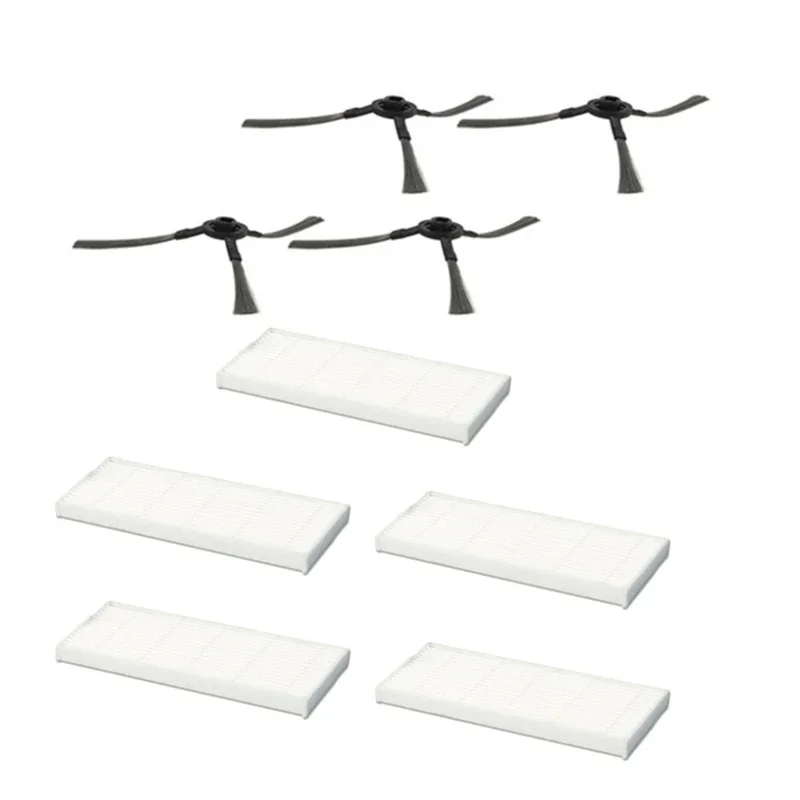 Pièces de rechange pour aspirateur Robot Vileda VR 201 VR201 PetPro, filtre HEPA, brosse latérale