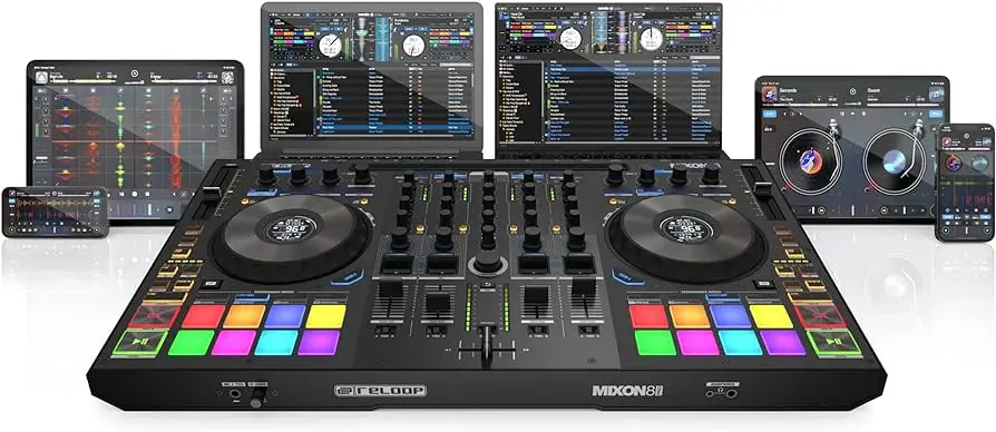 Summer Discount Reloop Mixon 8 Pro 4 Channel DJ Controller