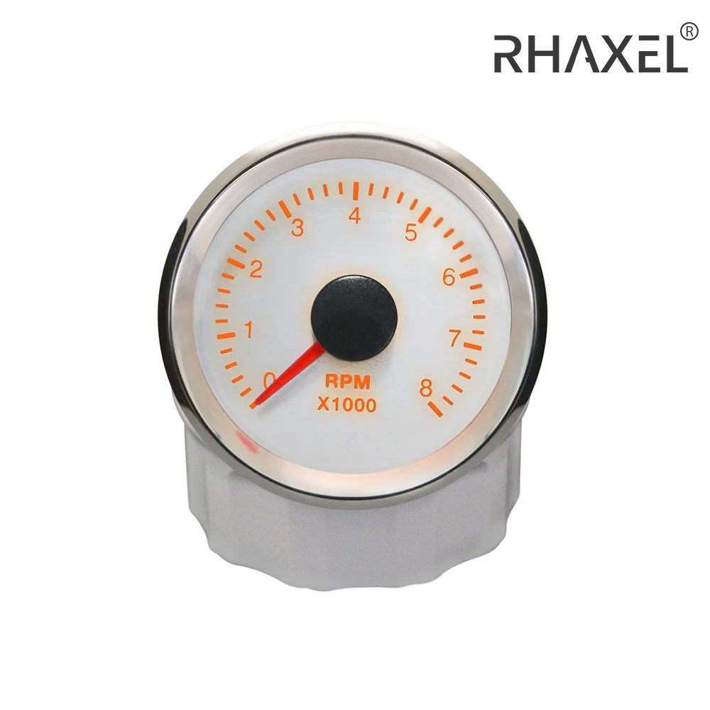 RHAXEL 52mm WiFi Car Boat Universal Tachometer 0-4000RPM 0-8000RPM with Backlight 12V 24V