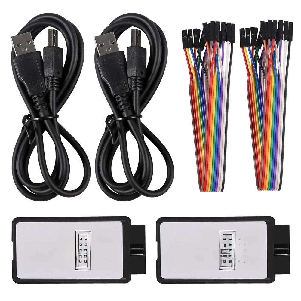 2 zestawy analizator stanów logicznych USB 24MHz 8 kanałów 24M/sekundy analizator logiczny Debugger dla ramienia FPGA Logic Analyzer Logic 24M 8CH — zdjęcie 2