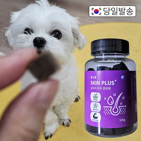 강아지 피부 영양제 100g 1EA, 가려움 아토피 피모 비타민 면역력 항산화 노령견 소화 간 활력