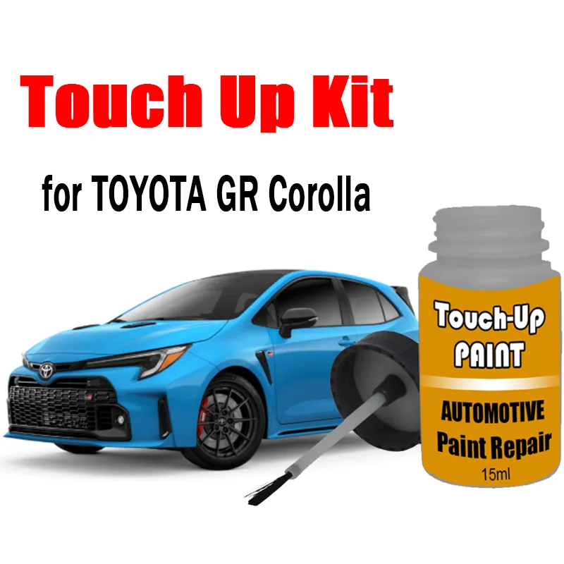 Car Touch-Up Paint Kit (with brush) for TOYOTA GR Corolla Paint Scratch Remover Car Paint Repair Kit Blue White Black Red Grey