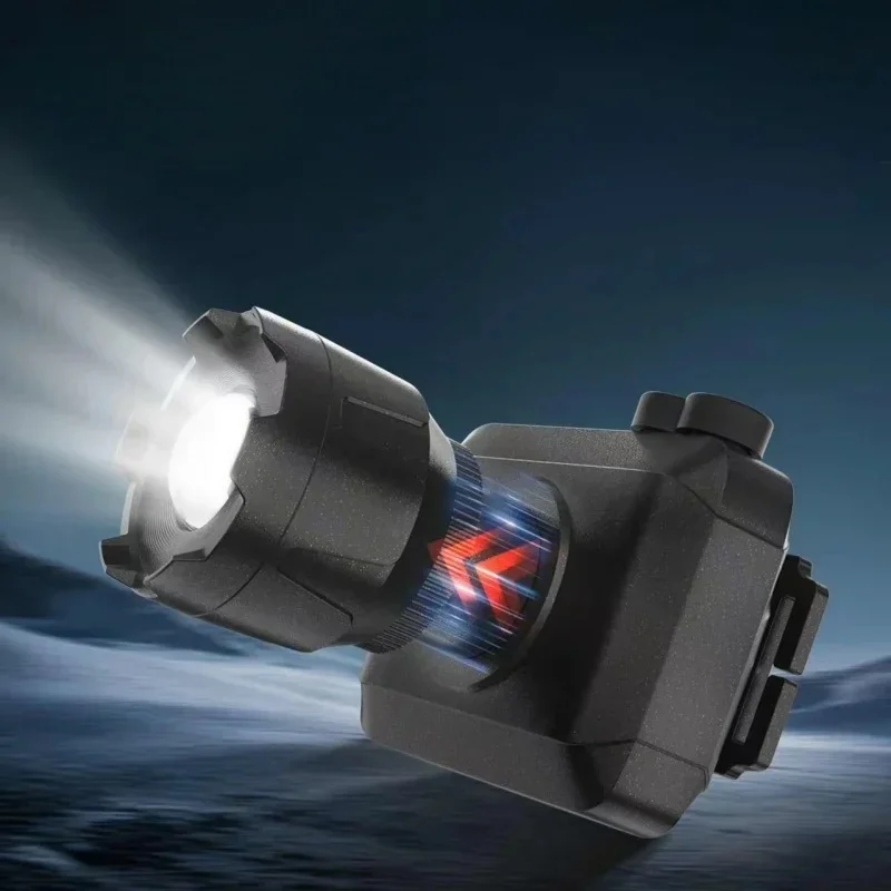 Zoomable Head Flashlight USB Rechargeable led headlamp High Power Mini Head Lamp WaterProof Led Head Torch Camping Search Light