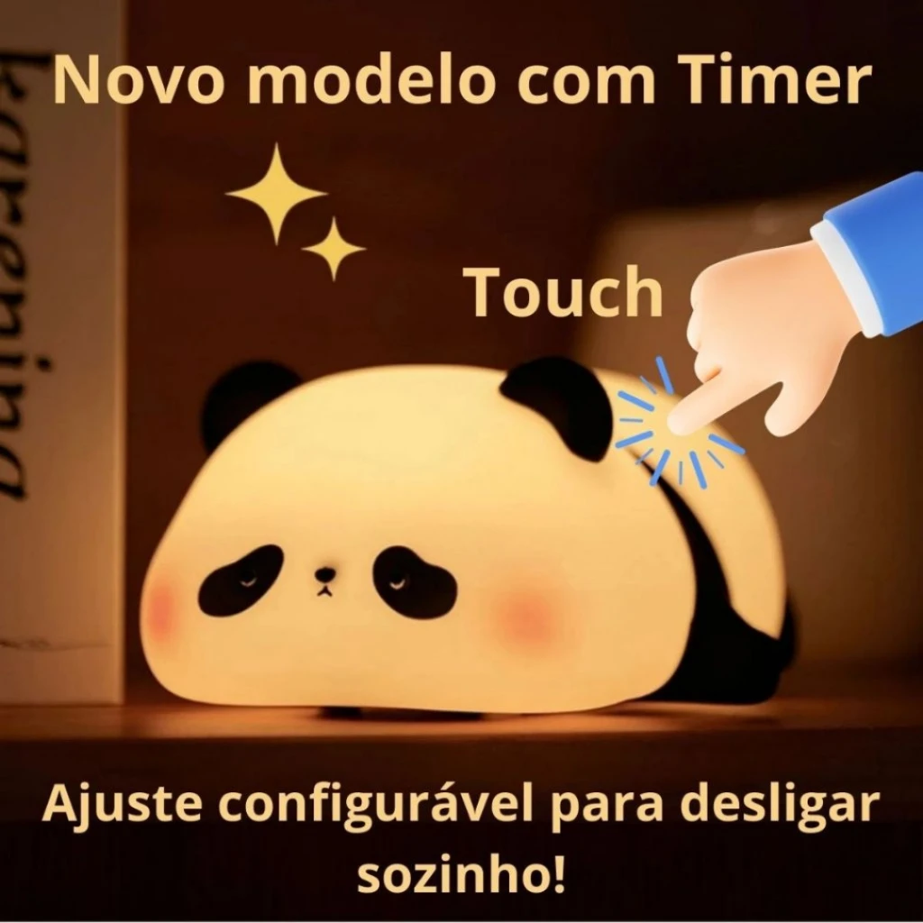 USB recarregável LED Night Lights para crianças, ovelhas fofas, Panda, coelho, lâmpada de silicone, decoração de cabeceira