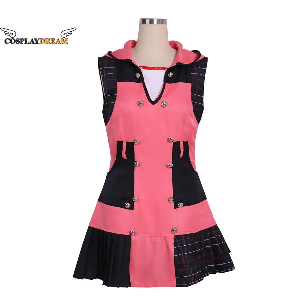 Kingdom Hearts III Kairi Cosplay Costume Outfit Combat Women Halloween Carnival Cosplay Costume KH III Kairi Cosplay Pink Dress