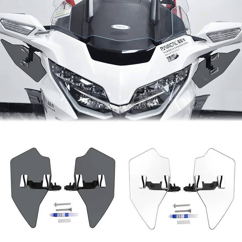 Panical Windshield Spoiler Windshield Fairing Adjustable Hand Guard for Honda Gold Wing GL1800 GL1800B F6B 2018-2023 Motorcycle