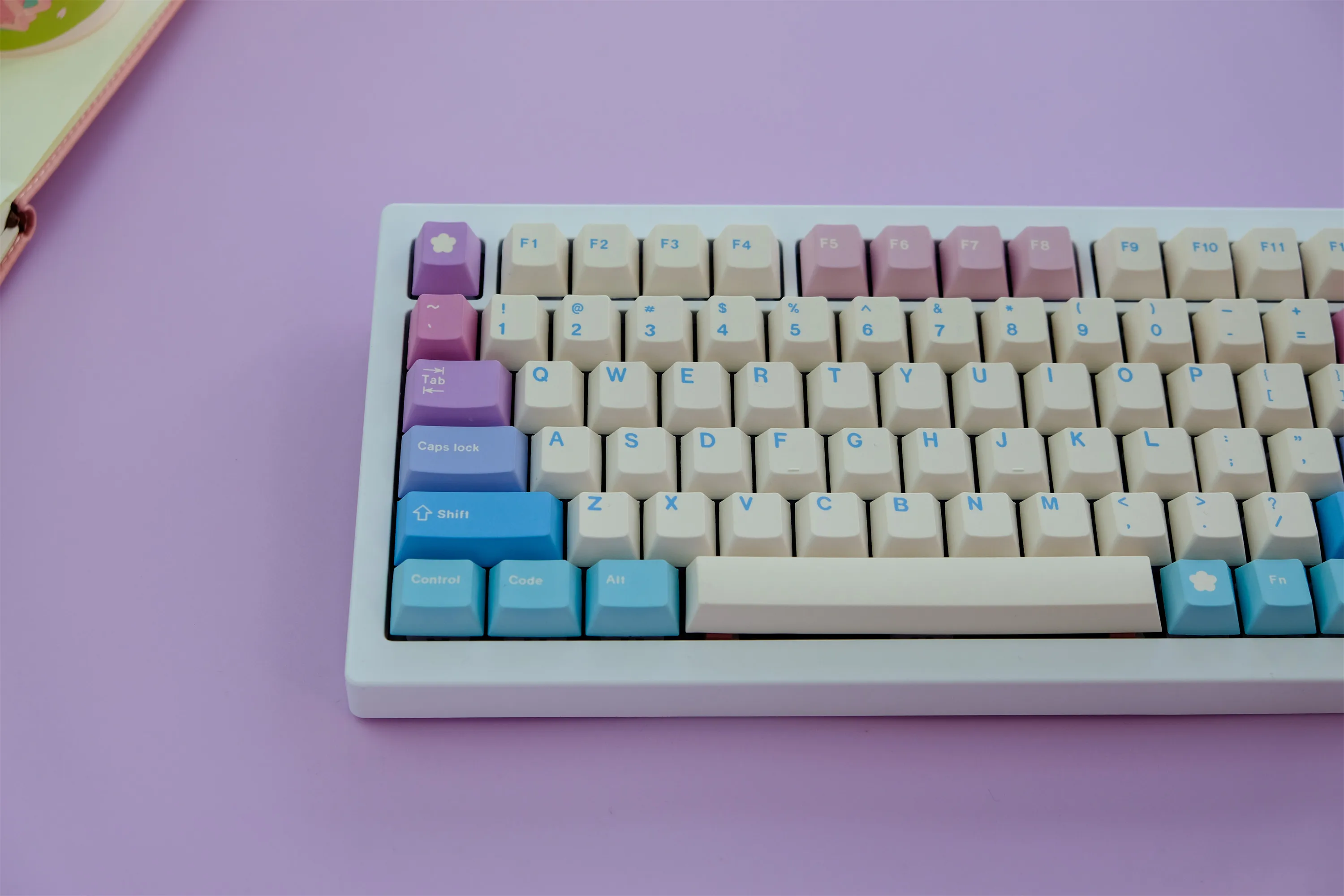 GMK Hoàng Hôn Keycap, 129 Phím Keycaps PBT Anh Đào Hồ Sơ Nhuộm-Tiểu Cá Tính GMK Keycaps Cho Bàn Phím Cơ